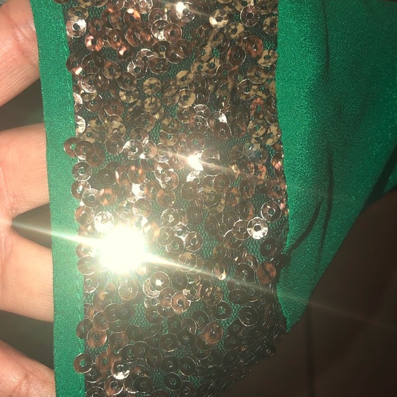 Green sequined tunic - Picture 3 of 4